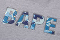 A BATHING APE RHINESTONE LOGO RELAXED FIT TEE