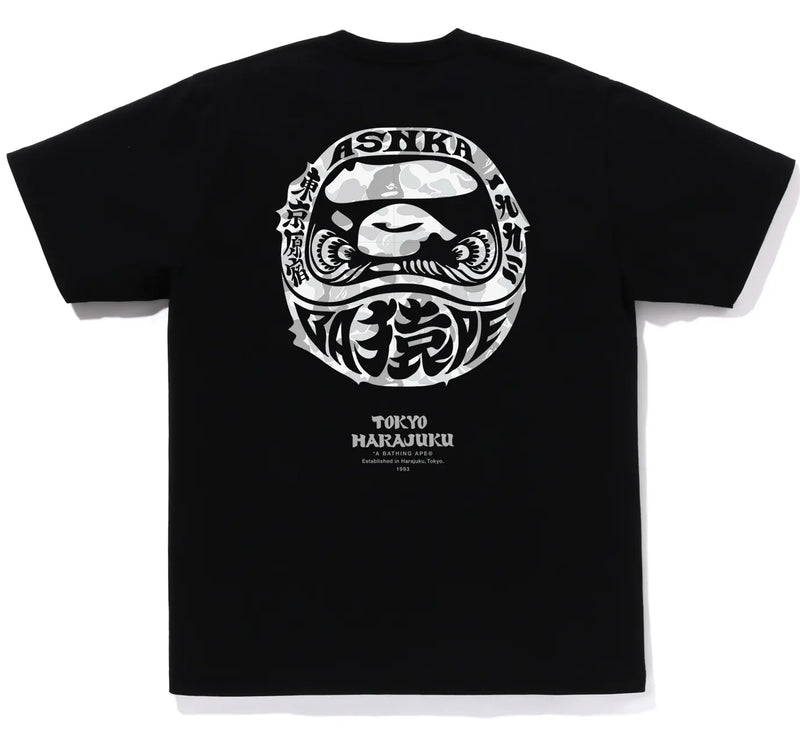 A BATHING APE BIG DARUMA TEE HARAJUKU LIMITED