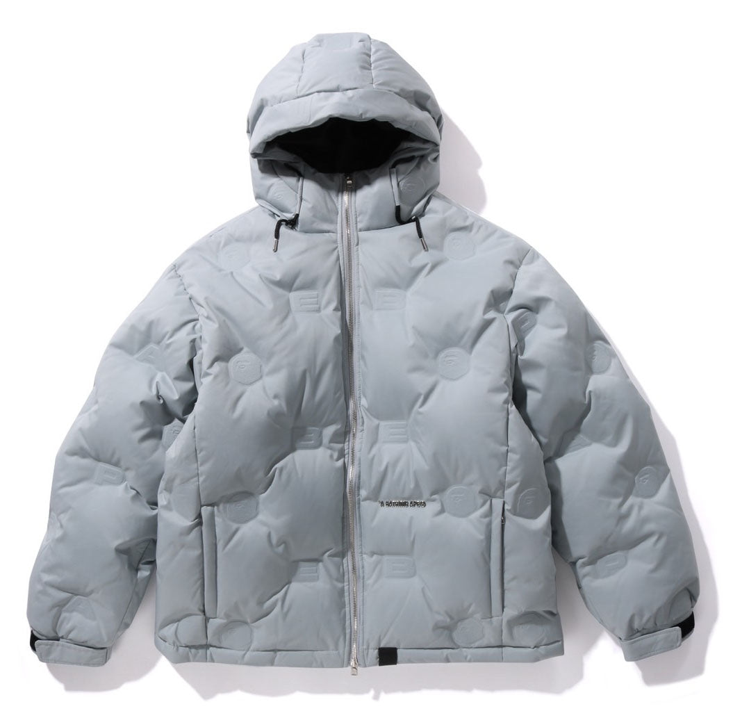 2023 AW A BATHING APE Men's DEBOSSED MONOGRAM PUFFER DOWN