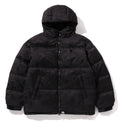 A BATHING APE SOLID CAMO JACQUARD DOWN JACKET