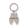 A BATHING APE SHARK METAL KEYCHAIN