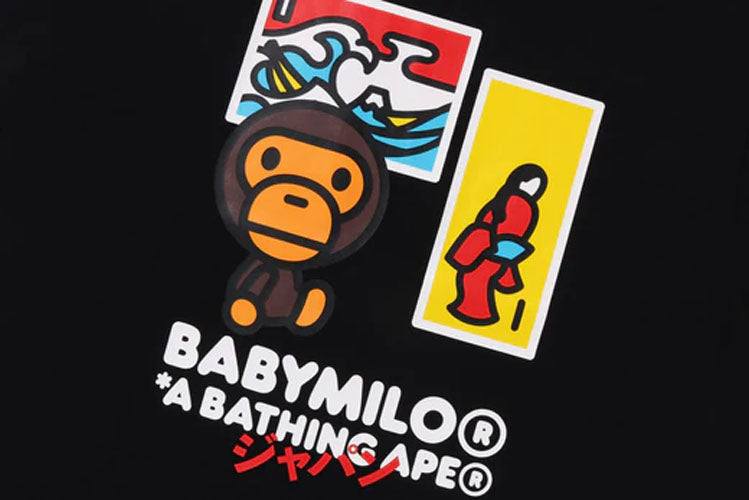 A BATHING APE JAPAN ART BABY MILO TEE ( JAPAN LIMITED