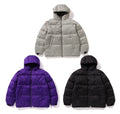 A BATHING APE SOLID CAMO JACQUARD DOWN JACKET