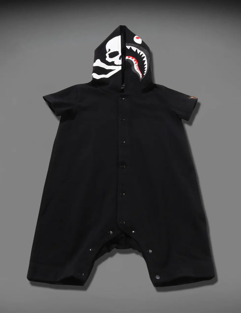 A BATHING APE BAPE KIDS x MMJ mastermind japan SHARK ROMPERS