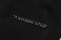 A BATHING APE BATHING APE LOGO NYLON TRACK JACKET Black / Gray