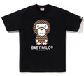 A BATHING APE STA HOUNDSTOOTH BABY MILO TEE