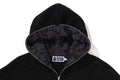 A BATHING APE ONE POINT RELAXED FIT ZIP HOODIE