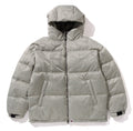 A BATHING APE SOLID CAMO JACQUARD DOWN JACKET