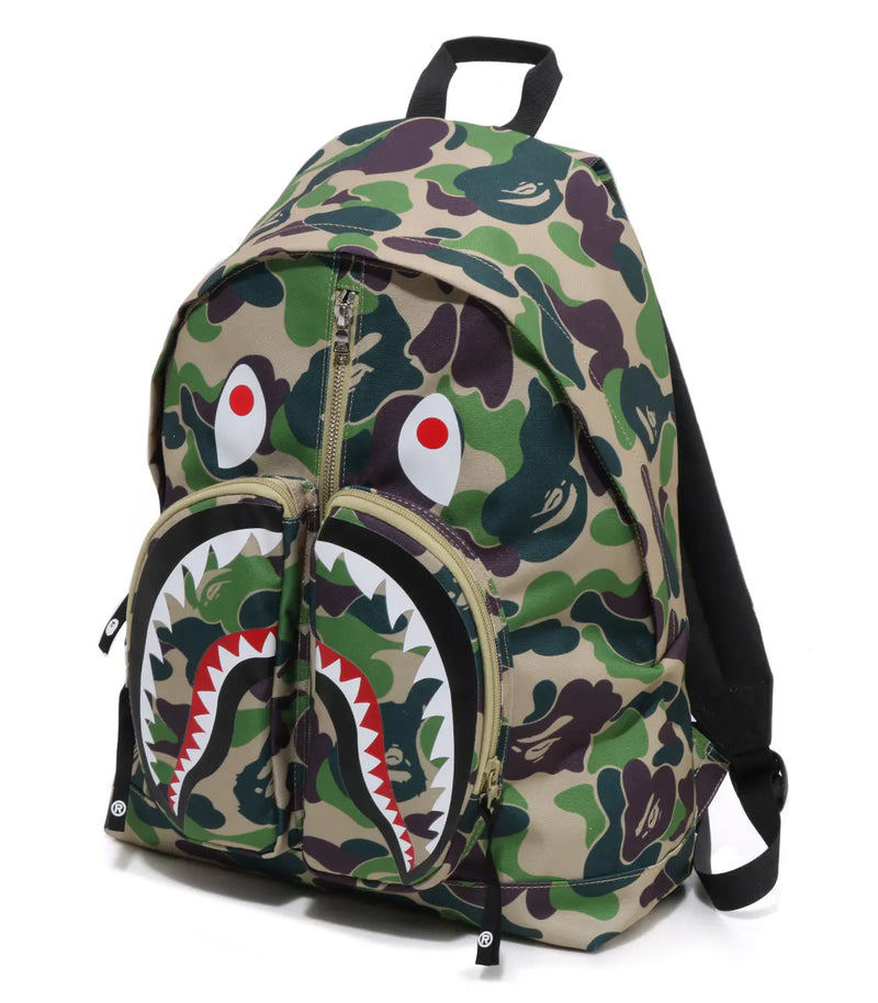 A BATHING APE ABC CAMO SHARK DAYPACK