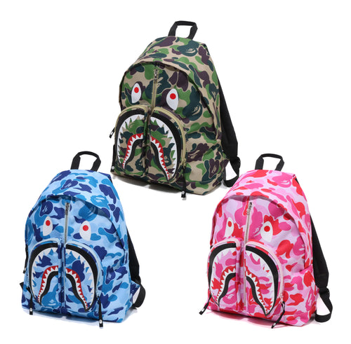 A BATHING APE ABC CAMO SHARK DAYPACK