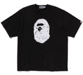 A BATHING APE HEAVY WASHED APE HEAD RELAXED FIT TEE