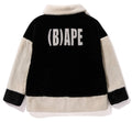 A BATHING APE (B)APE FAUX FUR JACKET