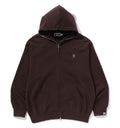 A BATHING APE ONE POINT RELAXED FIT ZIP HOODIE