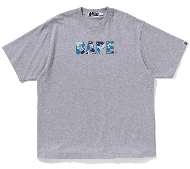 A BATHING APE RHINESTONE LOGO RELAXED FIT TEE