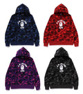 A BATHING APE COLOR CAMO COLLEGE PULLOVER HOODIE ONLINE EXCLUSIVE