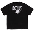 A BATHING APE HEAVY WASHED APE HEAD RELAXED FIT TEE