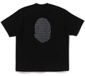 A BATHING APE LUX SPORT PATTERN APE HEAD RELAXED FIT TEE