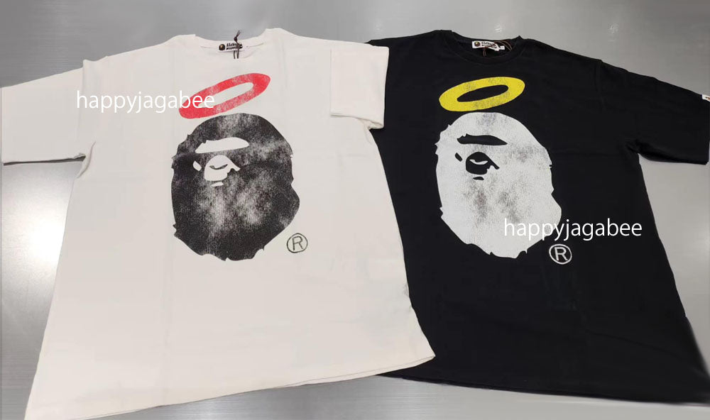 A BATHING APE BAPE x UNION WASHED APE HEAD TEE