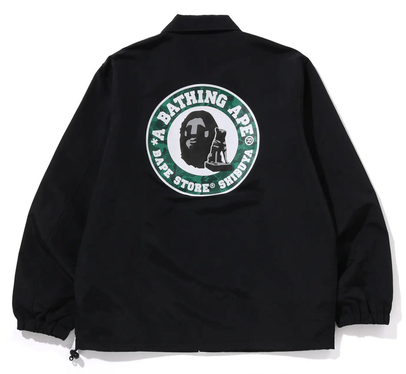 A BATHING APE BAPE STORE SHIBUYA COACH JACKET SHIBUYA LIMITED