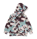 A BATHING APE BAPE KIDS MAP CAMO SHARK ZIP HOODIE