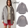 A BATHING APE Ladies' CHECK PADDED SHIRT JACKET