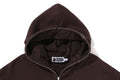 A BATHING APE ONE POINT RELAXED FIT ZIP HOODIE