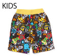 A BATHING APE BAPE KIDS MILO ALL SAFARI SWEAT SHORTS