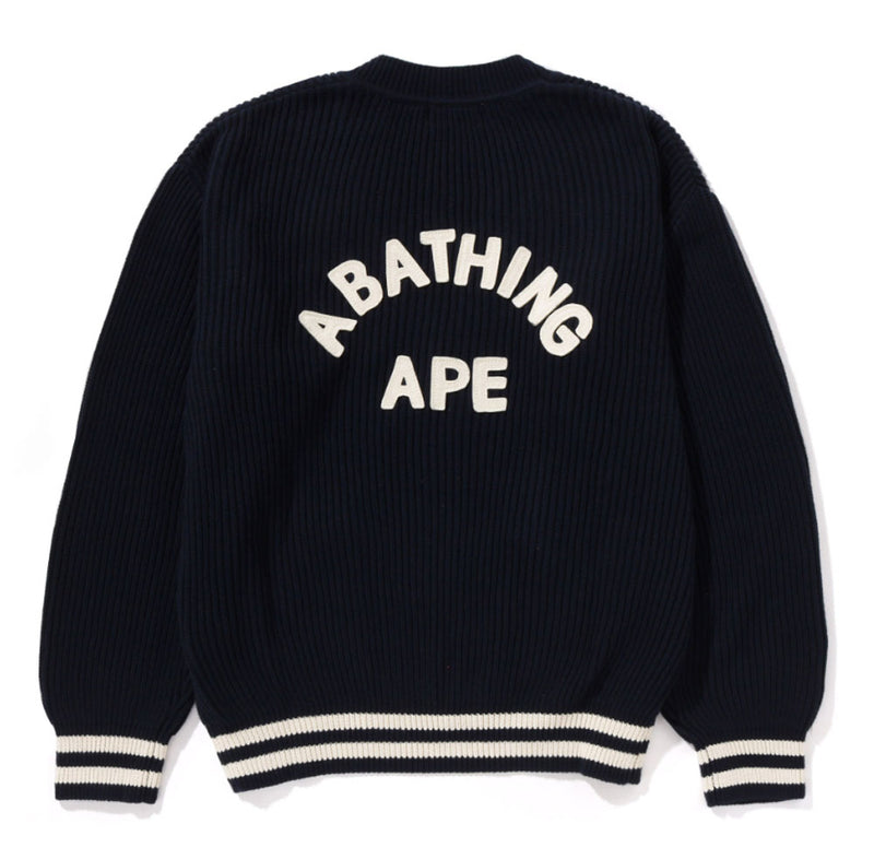 A BATHING APE Ladies' A BATHING APE COLLEGE CARDIGAN