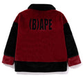 A BATHING APE (B)APE FAUX FUR JACKET