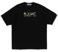 A BATHING APE RHINESTONE LOGO RELAXED FIT TEE