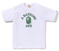 A BATHING APE BITMAP COLLEGE TEE