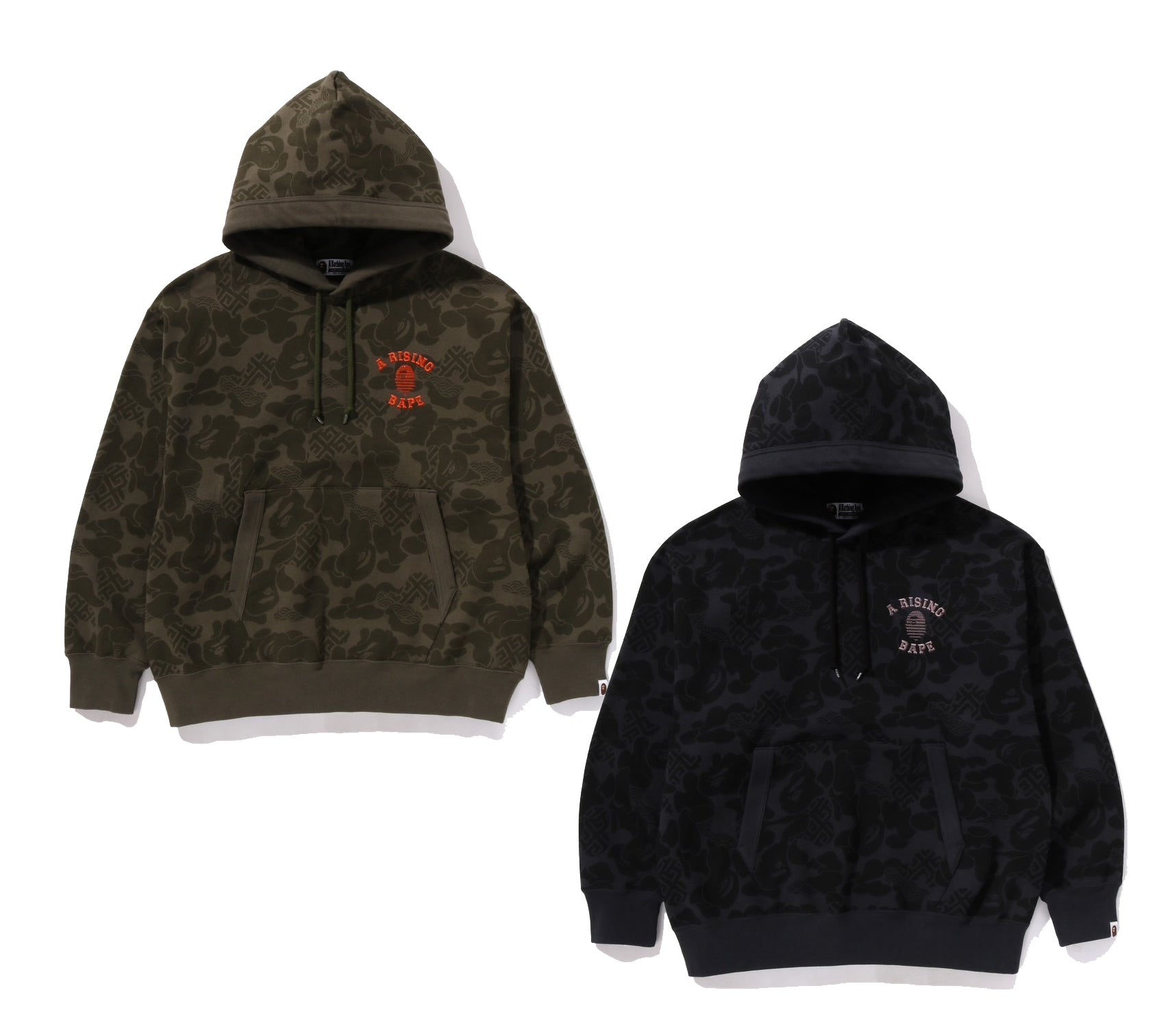 A BATHING APE ASIA CAMO PULLOVER HOODIE ( RELAXED FIT 