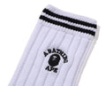 A BATHING APE Ladies' COLLEGE LOOSE SOCKS