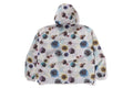 A BATHING APE FLORAL CAMO NYLON HOODIE JACKET