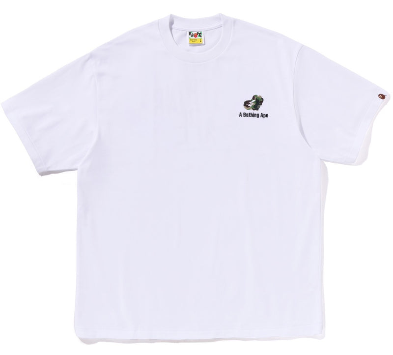 A BATHING APE ABC CAMO LOGO RELAXED FIT TEE