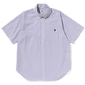 A BATHING APE ONE POINT STRIPE BD SHIRT-ONLINE EXCLUSIVE-