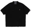 A BATHING APE ONE POINT RELAXED FIT POLO SHIRT