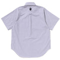 A BATHING APE ONE POINT STRIPE BD SHIRT-ONLINE EXCLUSIVE-