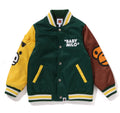 A BATHING APE BAPE KIDS MILO FRIENDS MULTI COLOR PARTS JACKET