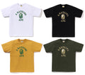 A BATHING APE BITMAP COLLEGE TEE