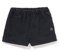 A BATHING APE Ladies' PIGMENT DYED ONE POINT SWEAT SHORTS