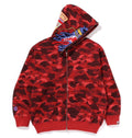 A BATHING APE BAPE x CLOT CAMO SHARK RELAXED FIT FULL ZIP HOODIE