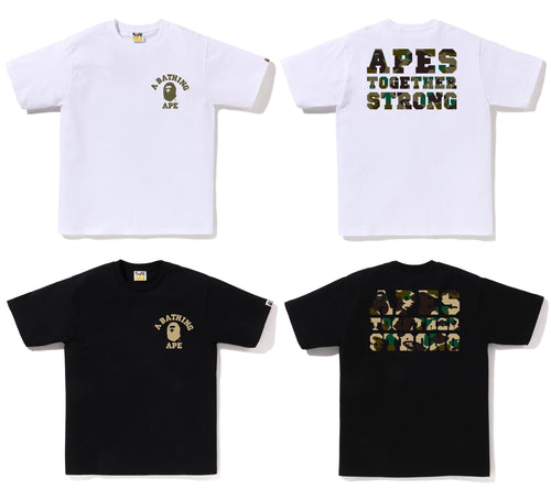 A BATHING APE 1ST CAMO COLLEGE ATS TEE