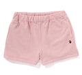 A BATHING APE Ladies' PIGMENT DYED ONE POINT SWEAT SHORTS