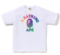 A BATHING APE COLLEGE GRADATION TEE ONLINE EXCLUSIVE