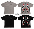 A BATHING APE Ladies' BIG SHARK OVERSIZED TEE