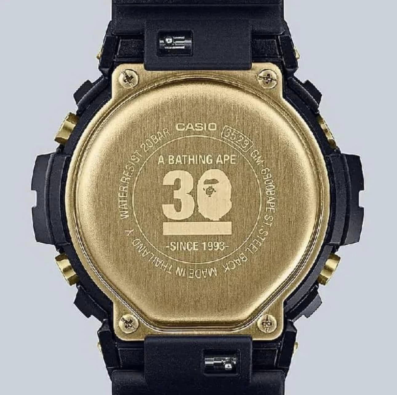 A BATHING APE BAPE x G-SHOCK GM-6900 30th Anniversary EXCLUSIVE MODEL