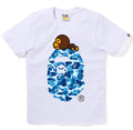 A BATHING APE Ladies' ABC CAMO MILO ON BIG APE TEE