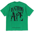 A BATHING APE SCREEN PRINT LOGO RELAXED FIT TEE