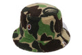 A BATHING APE ABC CAMO BOA FLEECE BUCKET HAT